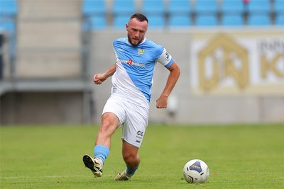 Wartet noch auf sein erstes Regionalligator für den Chemnitzer FC: Artur Mergel, der im Sommer aus Erfurt zu den Himmelblauen kam.