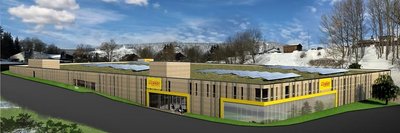 So könnten der neue Netto-Markt und das Parkhaus in der Nähe des Bahnhofs aussehen. Die Planung dafür läuft.