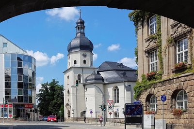 Die Plauener Lutherkirche. 
