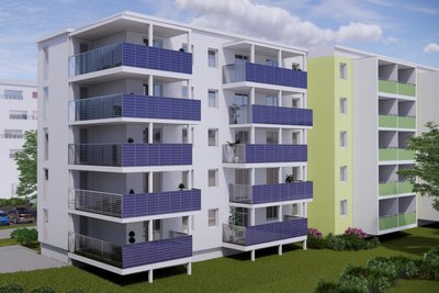 Die Grafik zeigt, wie das Haus an der Irkutsker Straße 161 mal aussehen wird.