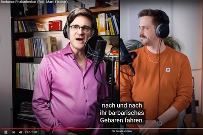 Mit einem Zungenbrecher zum Welterfolg: Bodo Wartke (l.) und Marti Fischer.