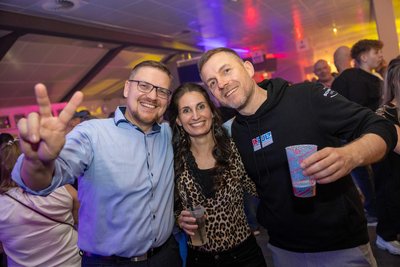 Einer der Gäste der ClubBeatz-Party war Freibergs Stadtrat Steve Ittershagen (l.).