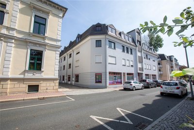 Über das Amena Fitnessstudio an der Plauener Rädelstraße geht es zum Trainingsraum.