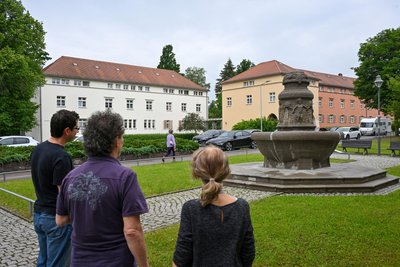 Die Chemnitzer Gartenstadt Gablenzsiedlung an der Geibelstraße heute.