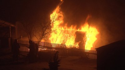 Mehrere Lauben fielen den Flammen zum Opfer.