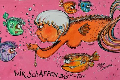 Frank Zander: Der "Wir schaffen das!!-Fisch".