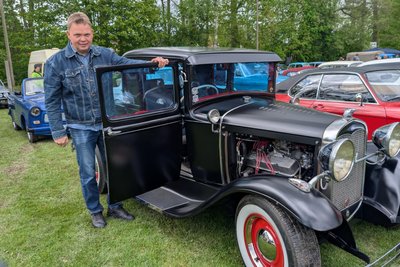 Tom Grübler präsentierte sein Ford Model A aus Südafrika.