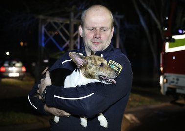 Der Hund der Mieterin konnte von Einsatzkräften gerettet werden. Ihr Wellensittich überlebte den Brand leider nicht.