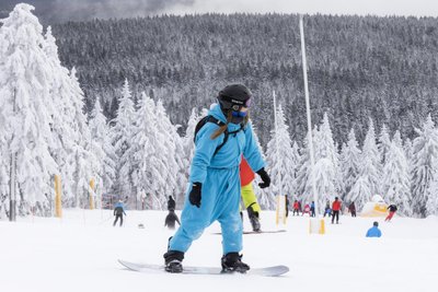 Die Bedingungen zum Saisonstart auf dem Keilberg waren top, auch wenn nur eine Piste zur Verfügung stand.