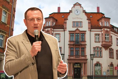 Wer zieht als neuer Oberbürgermeister von Aue-Bad Schlema ins Rathaus ein? Das entscheidet sich bei einer Stichwahl am 7. Juni. Im Rennen ist mit Stefan Hartung von den „Freien Sachsen“ auch ein bekannter Rechtsextremist.