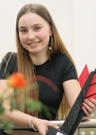 Lilli Steinert aus Neukirchen erhielt für ihr Gedicht den Jurypreis Lyrik.
