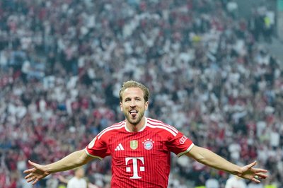Der erste Streich beim Final-Hattrick: Harry Kane beim Torjubel nach dem 1:0.  