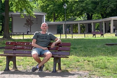 Hendrik Gransee ist Kopf einer Initiative, die sich für den Pavillon und die gesamten Schloßteichanlagen einsetzt.