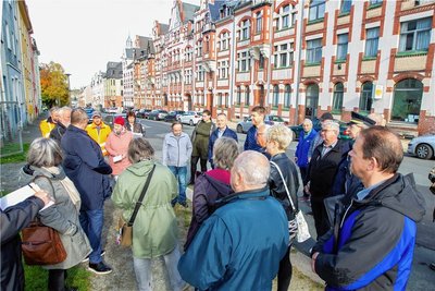 2021 war die Stadtverwaltung in der Ostvorstadt zur Stadtteilbegehung unterwegs. Nun haben die Einwohner erneut das Wort.