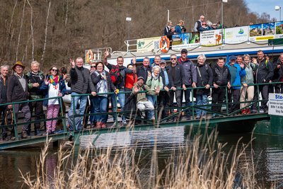 Weil’s gemeinsam schöner ist: Mitglieder des HC Einheit Plauen und der Wandergruppe Reusa machten sich am Ostersonntag auf ans vogtländische Meer.