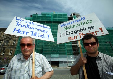 Zwei-Mann-Demo