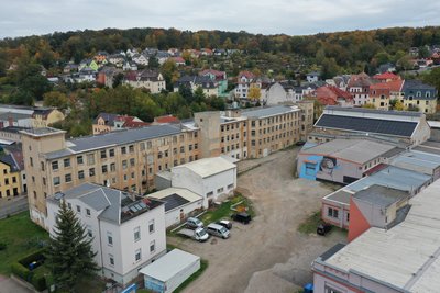 Die ehemaligen Textilfabrik befindet sich am Nordverbinder in Crimmitschau.