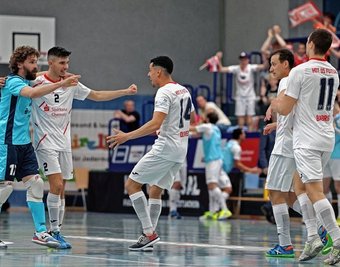 Wollen zu Hause erneut jubeln: Die Futsal-Spieler von HOT 05 aus Hohenstein-Ernstthal. 