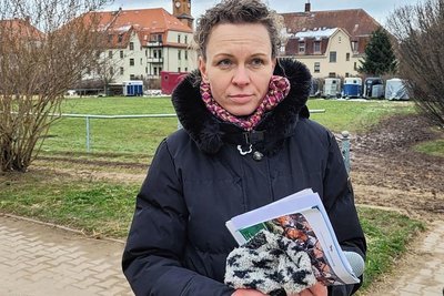 Kati Schöpke moderierte die Hengstpräsentation.