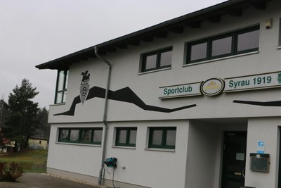 Das Domizil des Sportclubs Syrau 1919.