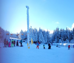 Auch am Keilberg in Tschechien fanden Freunde des alpinen Skisports am Sonnabend gute Bedingungen.