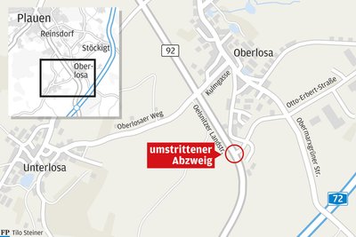 An dieser Kreuzung fordert das Landesamt eine Ampel.