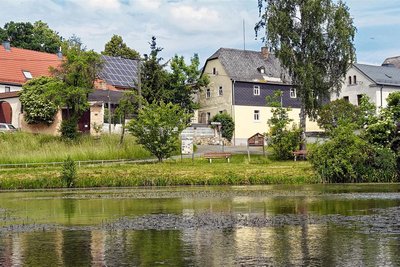In das Dorf seiner Kindheit, nach Zwoschwitz, zog es Kai Schumann auf einem Spaziergang an einem drehfreien Tag.