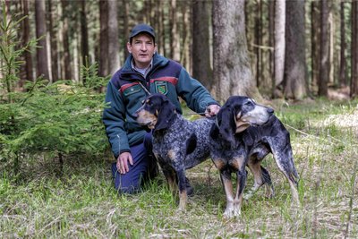 Johannes Riedel, Leiter Staatsforstbetrieb im Forstbezirk Neudorf, macht sich Sorgen, dass Probleme mit Vandalismus im Wald zunehmen könnten.