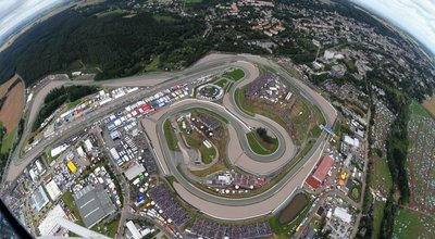 Luftaufnahme vom Sachsenring 