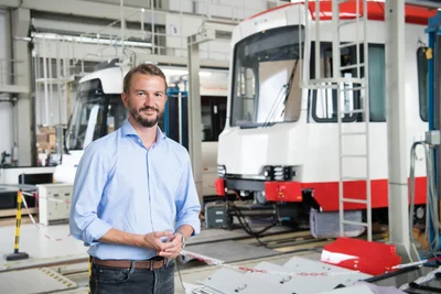 Bewirbt sich um den Unternehmerpreis: Samuel Kermelk, Inhaber und Co-Geschäftsführer des Leipziger Unternehmens „HeiterBlick“.