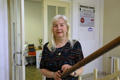 Ines Schlösser sagt: „Ohne Ü80 geht nichts beim Verein Halt“. Foto: Andreas Kretschel
