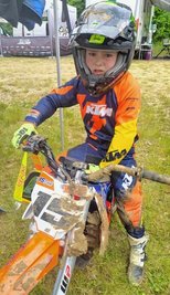 Trotz eines Sturzes biss Eddi Haustein beim EM-Lauf in Frankreich auf die Zähne. 