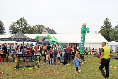 Zum Gemeindefest Großhartmannsdorf kamen am Samstag vor allem viele Familien.