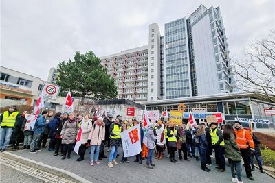 Nach ergebnislosen Tarifverhandlungen wurde in der vorigen Woche das Klinikum an zwei Tagen bestreikt. 
