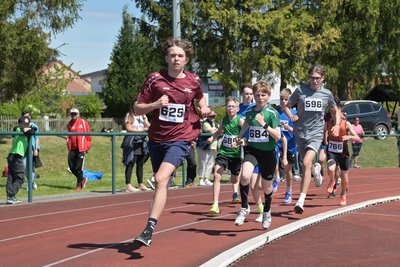 Mehr als 250 Meldungen sind für das Vogtlandmeeting in Treuen – im Bild der 800-Meter-Lauf der U 15 im Vorjahr – eingegangen.