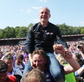 Trainer Pavel Dotchev formte fast aus dem Nichts eine erfolgreiche Drittliga-Mannschaft. Nun muss er den Kader zu einer zweitligatauglichen Truppe weiterentwickeln.