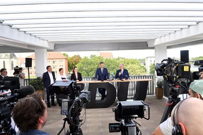 Vorgeschmack auf das Medieninteresse an der Sachsen-Anhalt-Wahl 2026: Die Pressekonferenz in der CDU-Zentrale am Donnerstag war gut besucht.