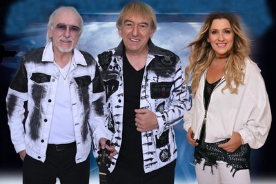 Die Amigos feiern 55 Jahre Musikkarriere - mit einem Jubiläumskonzert zusammen mit Daniela Alfinito zu Himmelfahrt ab 15 Uhr im Naturtheater Bad Elster.