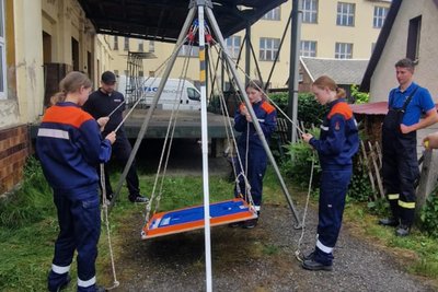 An der Überraschungsstation waren Geschicklichkeit und Teamgeist gefragt.