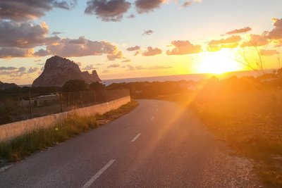 Trotz aller Herausforderungen empfand die Extremsportlerin die Natur in Ibiza als imposant. Genau so hatte sie es sich vorgestellt.