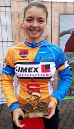Erkämpfte in Niederfrohna als Zweite einen Pokal für den RSV 54 Venusberg: Marie Weidauer. 