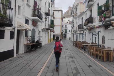 Christin Ziehr in Ibiza-Stadt.
