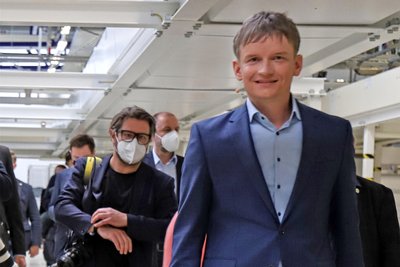 Dr. Gunter Erfurt, CEO bei Meyer Burger in Freiberg.