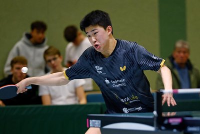 Hyuk Kwon trumpfte am Sonntag für den TTC Sachsenring auf.