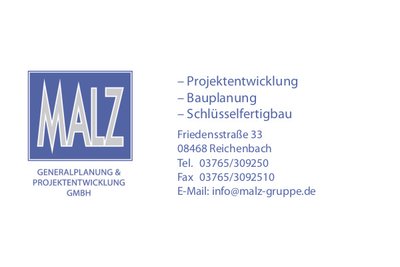 Anzeige: MALZ Generalplanung Projektentwicklung GmbH