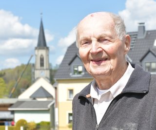 Walfried Winterling ist seinem Heimatort Neuhausen sein ganzes Leben treu geblieben. 