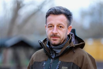 Daniel Schmidt, Mitarbeiter des Landschaftspflegeverbandes Westsachsen. 