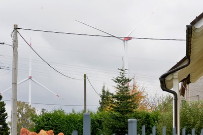 Die beiden Windkraftanlagen zwischen Kleinschirma und Kleinwaltersdorf sind seit dem Spätsommer in Betrieb.