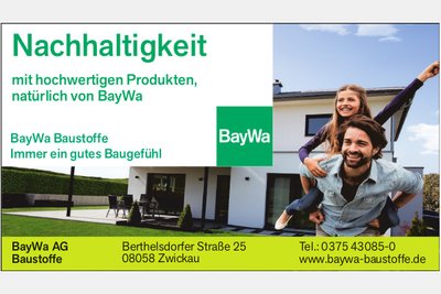 Anzeige: BayWa AG Baustoff Fachhandel 