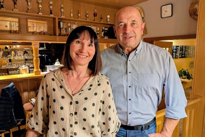 Kathleen Schaarschmidt und Thomas Hachmann teilen sich die Geschäftsführung der Bergwind Neue Energie GmbH.